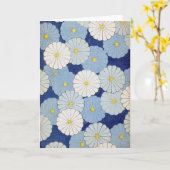 Japanische Blumengruß-Karte Karte (Gelbe Blume)