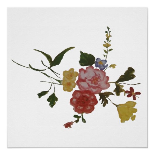 Japanische Blumenkunst Poster (Vorderseite)