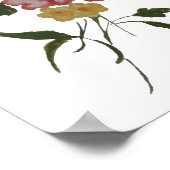 Japanische Blumenkunst Poster (Ecke)
