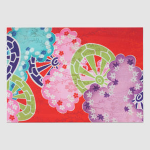 Japanische Blumenkunst Seidenpapier