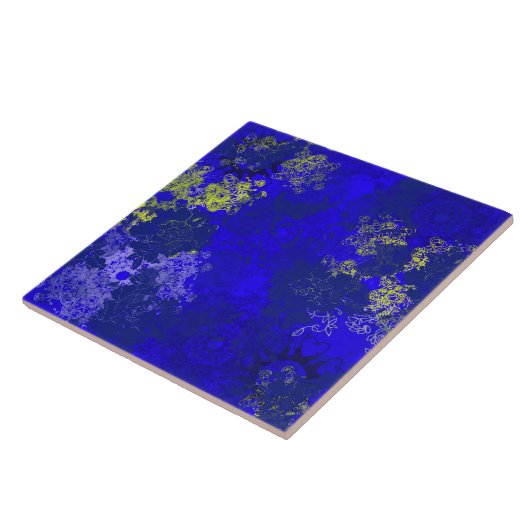 Japanische Blumenmuster Fliese (Seite)