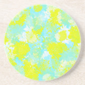 Japanische Blumenmuster Getränkeuntersetzer (Vorne)