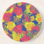 Japanische Blumenmuster Getränkeuntersetzer (Vorne)