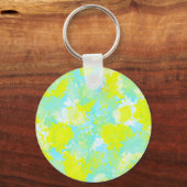 Japanische Blumenmuster Schlüsselanhänger (Vorderseite)