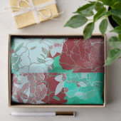 Japanische Blumenmuster Seidenpapier (Geschenk)