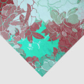 Japanische Blumenmuster Seidenpapier (Detail)