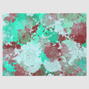 Japanische Blumenmuster Seidenpapier