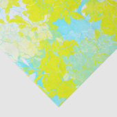 Japanische Blumenmuster Seidenpapier (Detail)