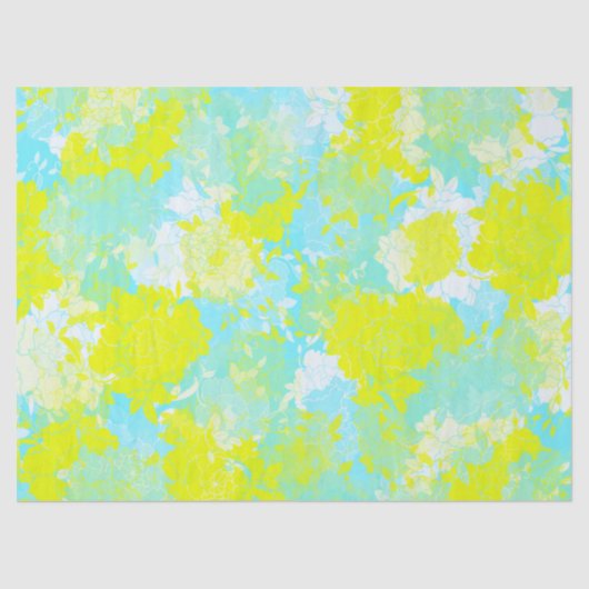 Japanische Blumenmuster Seidenpapier (Vorderseite)