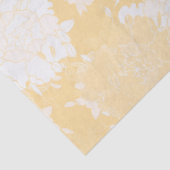 Japanische Blumenorange Seidenpapier (Detail)