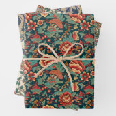 Japanische Blumenserie Geschenkpapier Set (Beispiel)