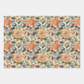 Japanische Blumenserie II Geschenkpapier Set (Vorderseite 2)