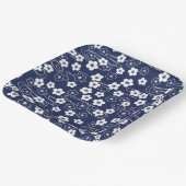 Japanische Blur Sakura Cherry Blossom Blume Pappteller (Gewinkelt)