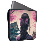 Japanische Blütenpracht - Mädchen - Gerätehülle Laptopschutzhülle (Vorne Rechts)