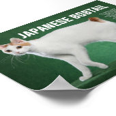 Japanische Bobtail Cat Breed Poster (Ecke)