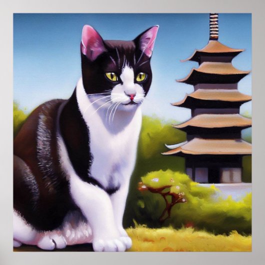Japanische Bobtail Cat Poster (Vorne)