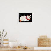 Japanische Bobtail Cat, Shotei Poster (Küche)