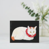 Japanische Bobtail Cat, Shotei Postkarte (Stehend Vorderseite)