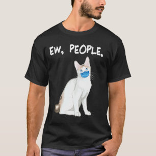 Japanische Bobtail Ew People Cat Tragemaske T-Shirt