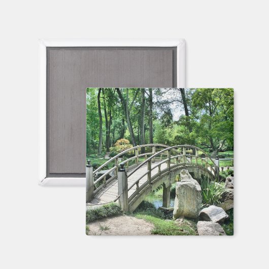 Japanische Bogenbrücke Magnet (Vorderseite/Rückseite)