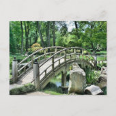 Japanische Bogenbrücke Postkarte (Vorderseite)