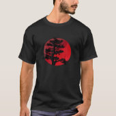 Japanische Bonsai Tree T Shirt Japanische Traditio (Vorderseite)