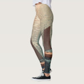 JAPANISCHE BOOTE AUF WASSERDRUCKTEN Leggings (Links)