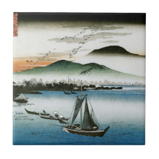 Japanische Boote Fliese