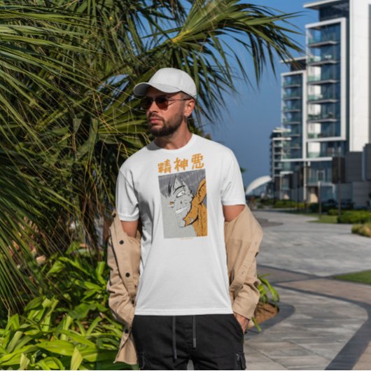 Japanische böse Geist Dark Anime T-Shirt