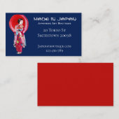 Japanische Boutique Visitenkarte (Vorne/Hinten)