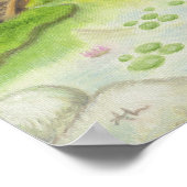 japanische Bridge Art Print Poster (Ecke)