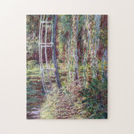 Japanische Bridge Symphonie in Rose Monet Fine Art Puzzle