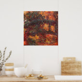 Japanische Brücke - Claude Monet - c1920 Poster (Küche)