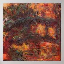 Japanische Brücke - Claude Monet - c1920
