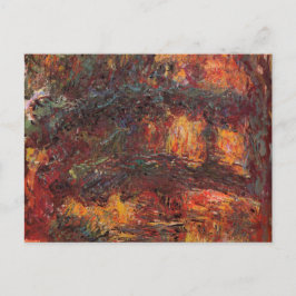 Japanische Brücke - Claude Monet - c1920 Postkarte