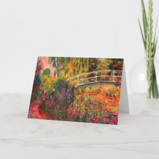 Japanische Brücke | Claude Monet Karte