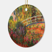 Japanische Brücke | Claude Monet Keramik Ornament (Links)