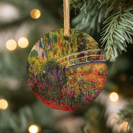 Japanische Brücke | Claude Monet Keramik Ornament