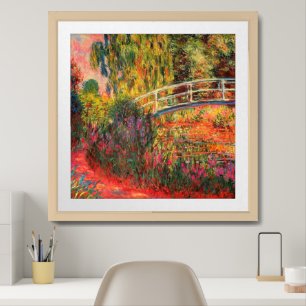 Japanische Brücke   Claude Monet Poster