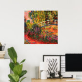 Japanische Brücke | Claude Monet Poster (Heimbüro)