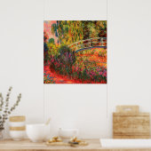 Japanische Brücke | Claude Monet Poster (Küche)