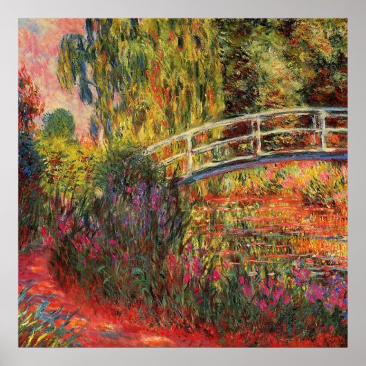 Japanische Brücke | Claude Monet Poster (Vorne)