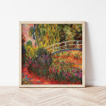 Japanische Brücke | Claude Monet Poster<br><div class="desc">Japanische Brücke, auch bekannt als Water-Lily Pond (1900), aus einer Reihe von Ölgemälden des französischen Impressionisten Claude Monet. Monets Water Lilies Serie stellt den Blumengarten auf seiner Zuhause dar und stand im Mittelpunkt seiner Arbeit in den letzten 30 Jahren seines Lebens. Verwenden Sie die Entwurfstools, um einen benutzerdefinierten Text hinzuzufügen...</div>