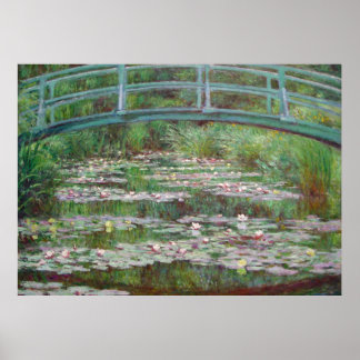 Japanische Brücke - Claude Monet Poster