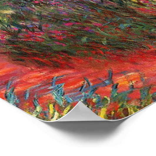 Japanische Brücke | Claude Monet Poster (Ecke)