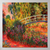Japanische Brücke | Claude Monet Poster (Vorne)