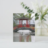 Japanische Brücke in Hilo, Hawaii Postkarte (Stehend Vorderseite)