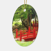 Japanische Brücke Keramikornament (Links)