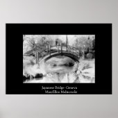 Japanische Brücke Poster (Vorne)