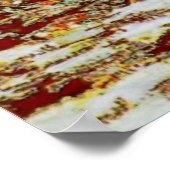 Japanische Brücke über Water Lilies - Claude Monet Poster (Ecke)